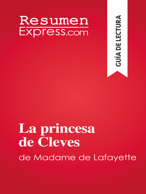 cover image of La princesa de Cleves